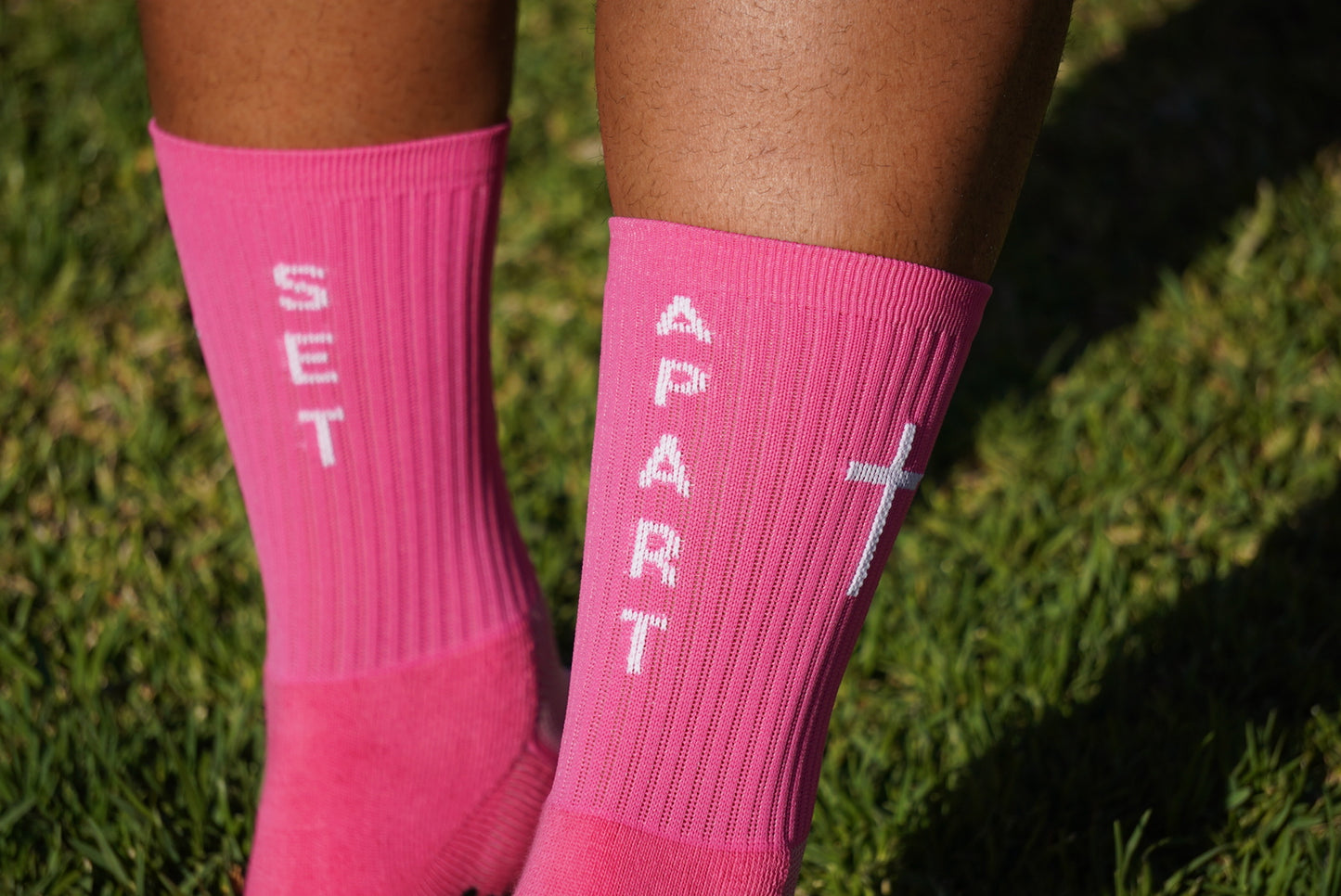 Pink Grip Socks