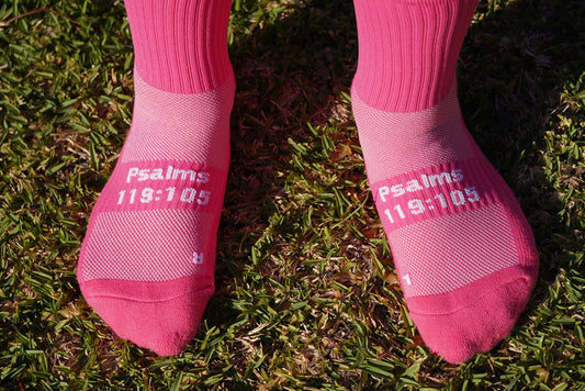 Pink Grip Socks
