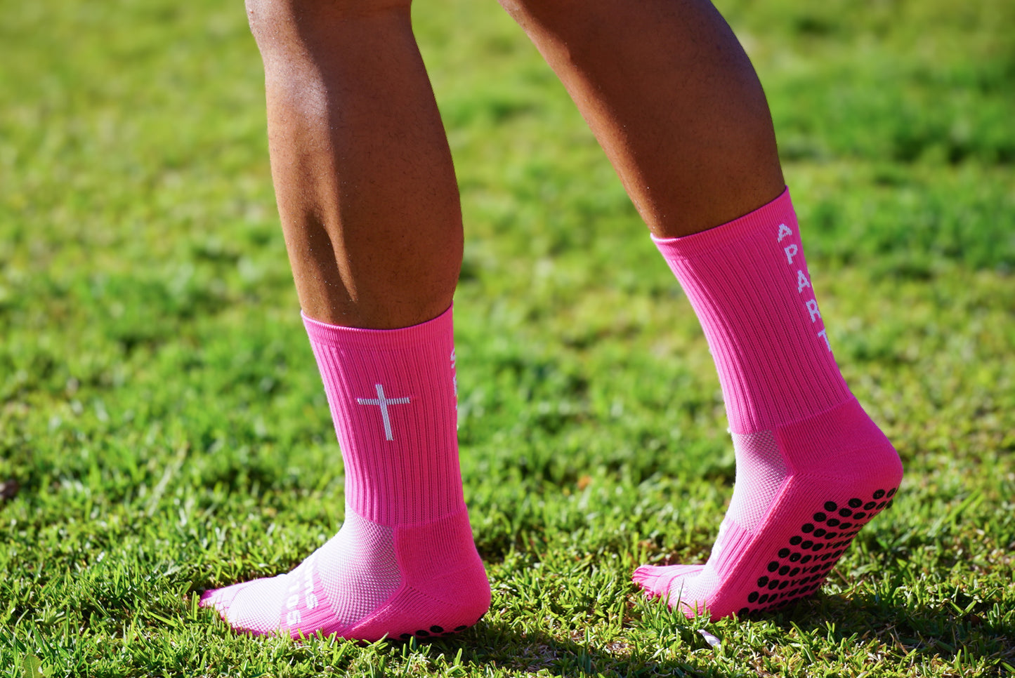 Pink Grip Socks