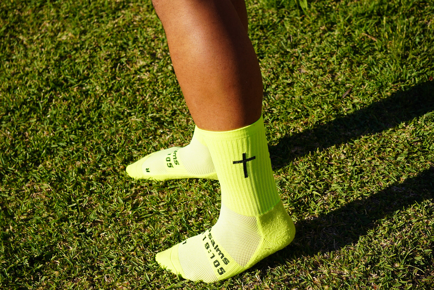 Fluro Grip Socks