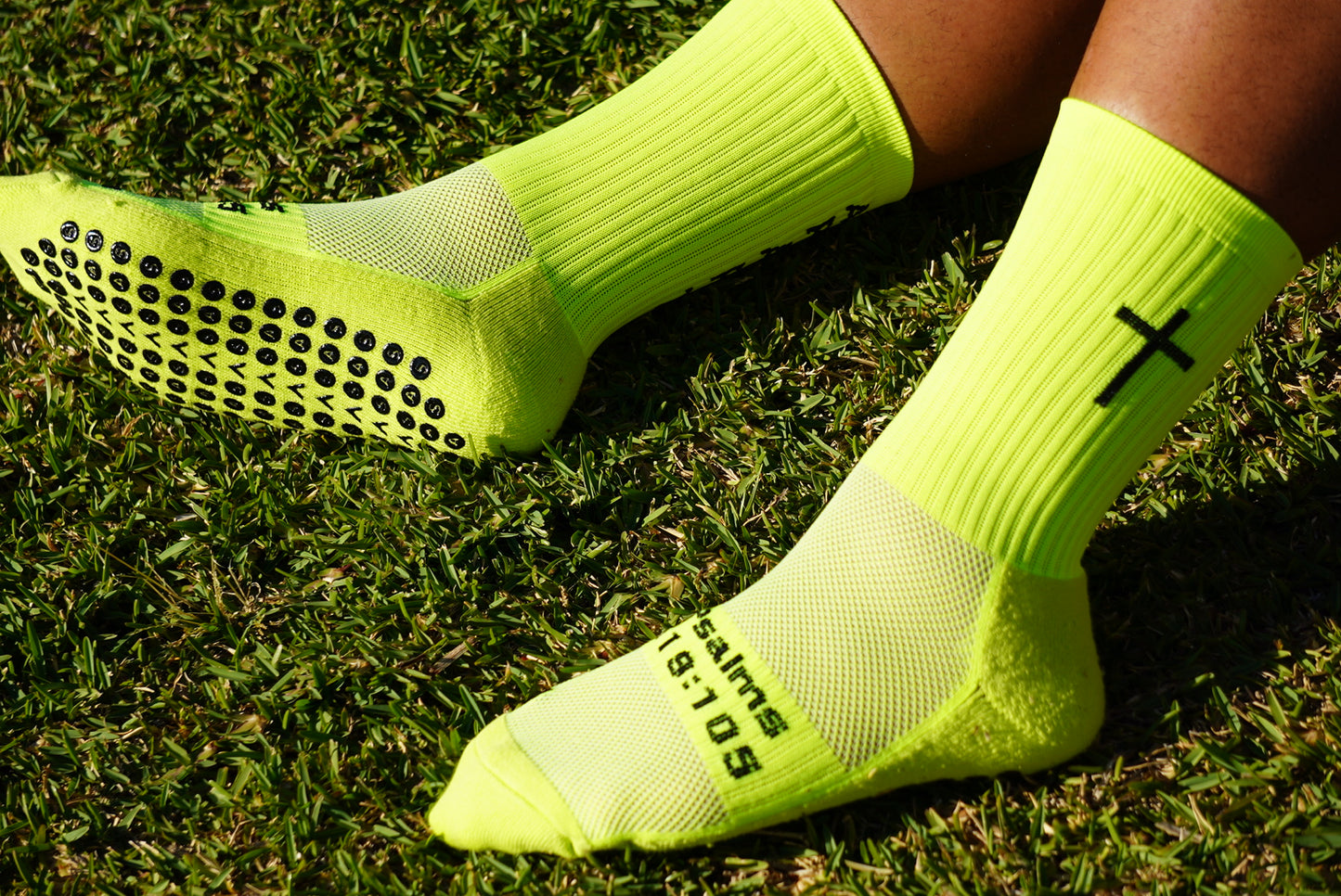 Fluro Grip Socks