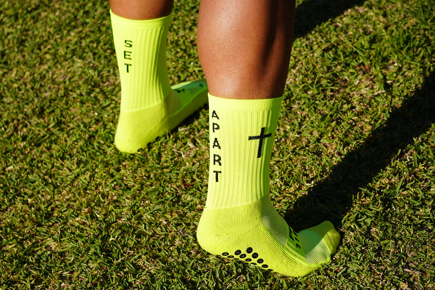 Fluro Grip Socks